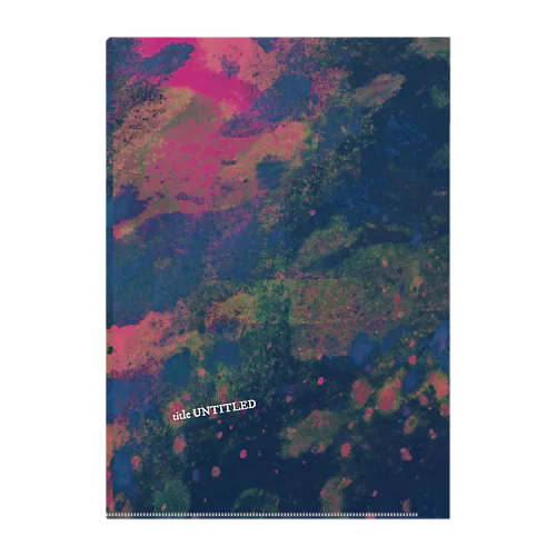 title UNTITLED|21AW_LOGO Clear File Folder