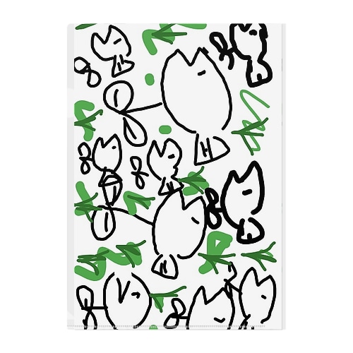 律さん大繁殖 Clear File Folder