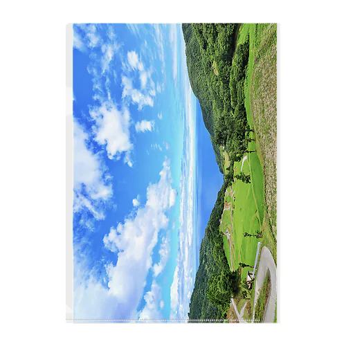 佐渡島・岩首昇竜棚田 Clear File Folder