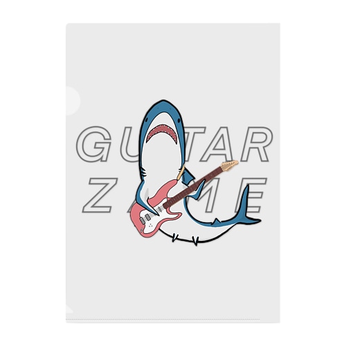 ぎたざめ(左開き) Clear File Folder