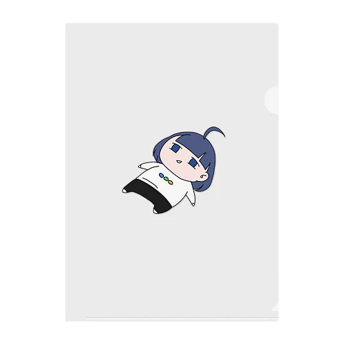 無気力いこまちゃん Clear File Folder