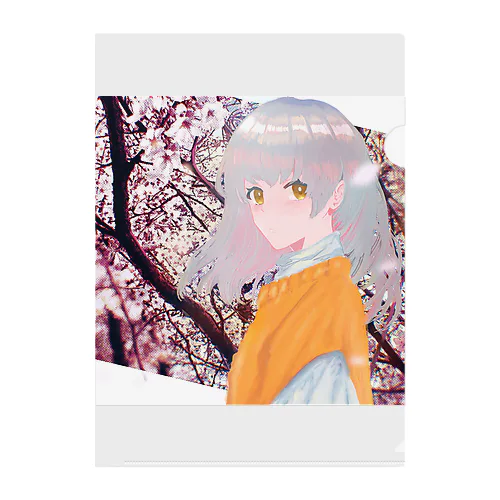 桜 Clear File Folder