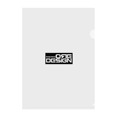 OREDESIGNロゴ Clear File Folder