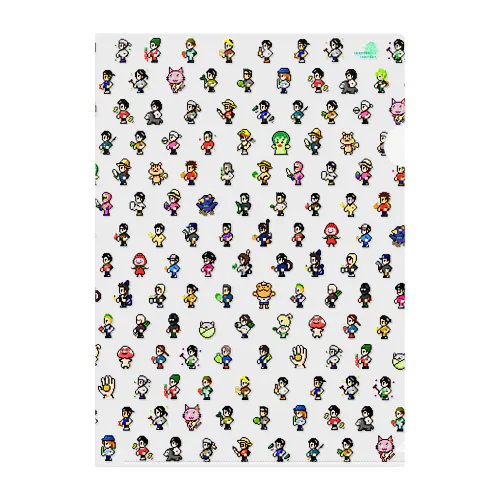 農家のドット絵 Clear File Folder