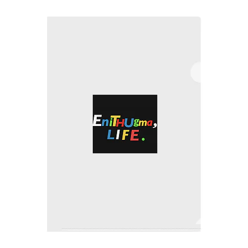 EniTHUgma LIFE ネーム Clear File Folder