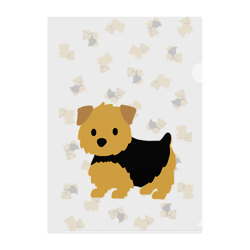 norfolkterrier（ブラタン） Clear File Folder