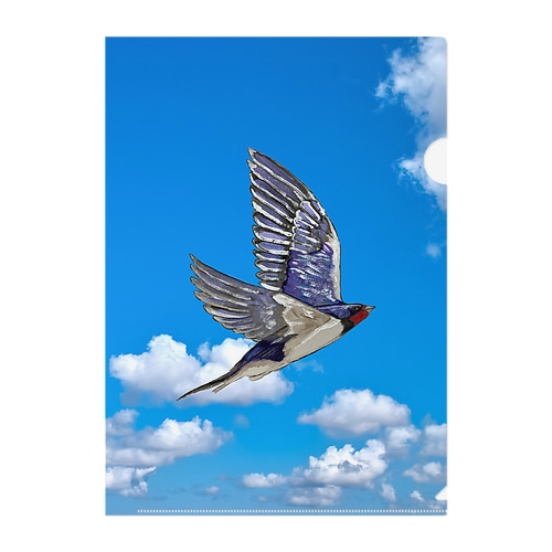 🪶空翔ぶツバメだぞっ💕 Clear File Folder