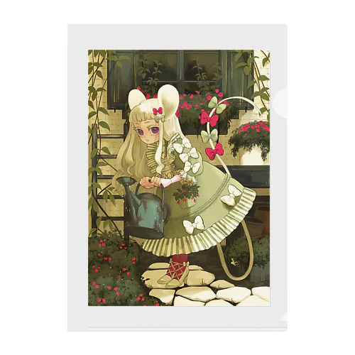 Gardener Clear File Folder