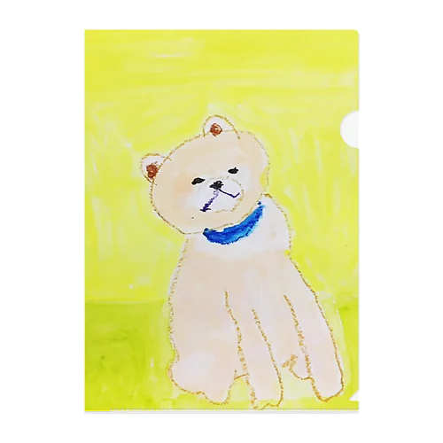 秋田犬 Clear File Folder