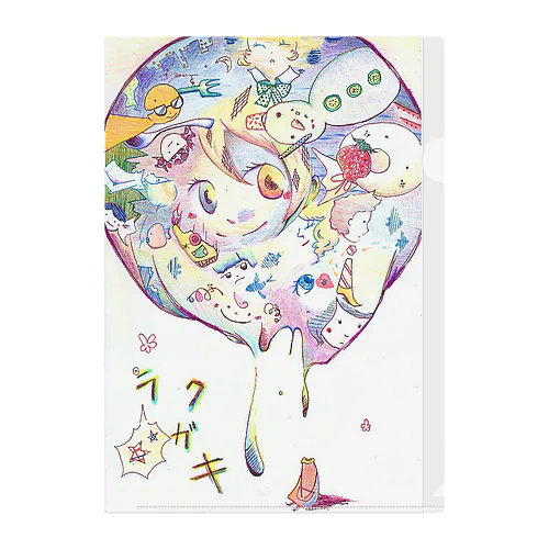 ドロっとメルヘン脳 Clear File Folder