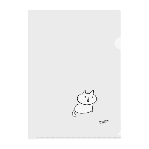 くちばしねこ Clear File Folder