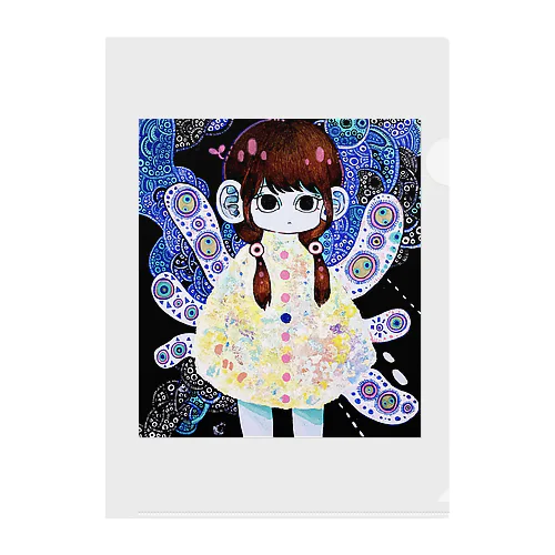 まものちゃん Clear File Folder