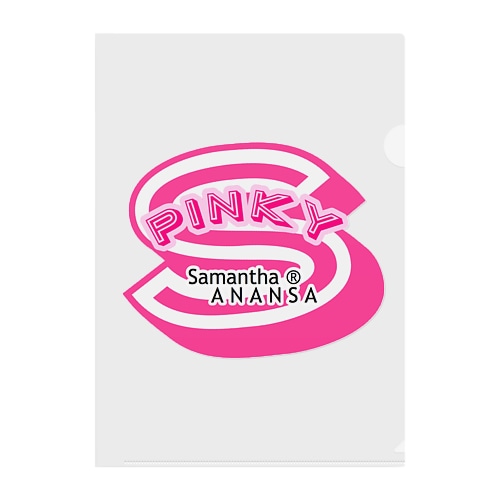 大人気Pinkyシリーズ Clear File Folder