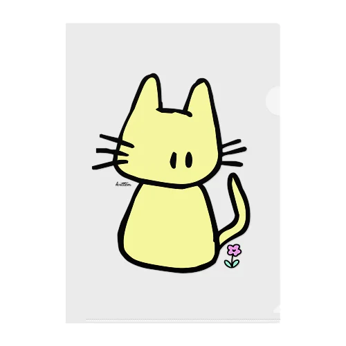 KITTEN Clear File Folder