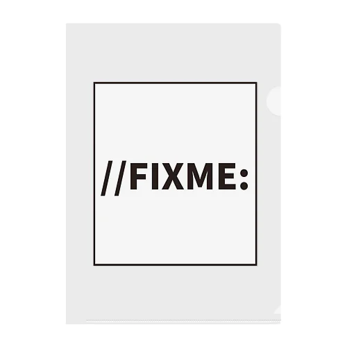 FIXME Clear File Folder