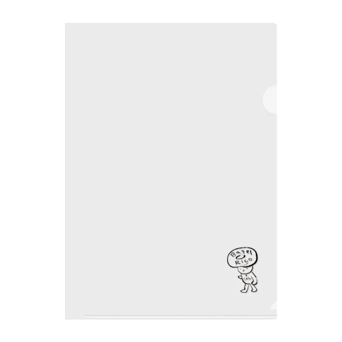 ベーグルヘッドちゃん Clear File Folder