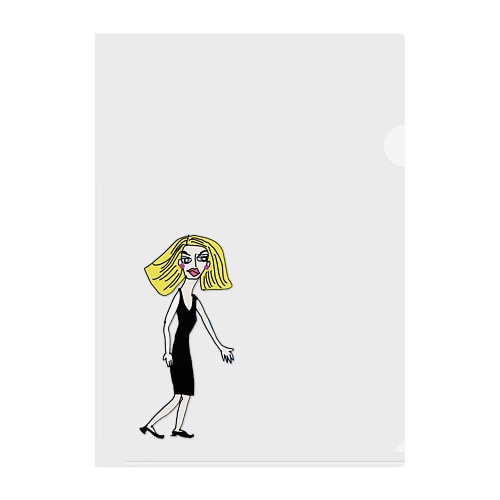 熟熟マダームLOVE Clear File Folder