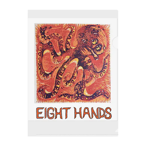 EIGHT HANDS Clear File Folder