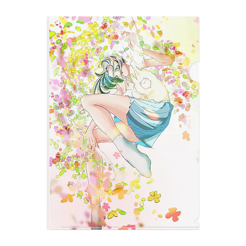 primavera Clear File Folder