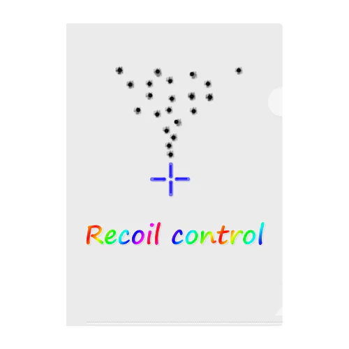 Recoil control クリアファイル
