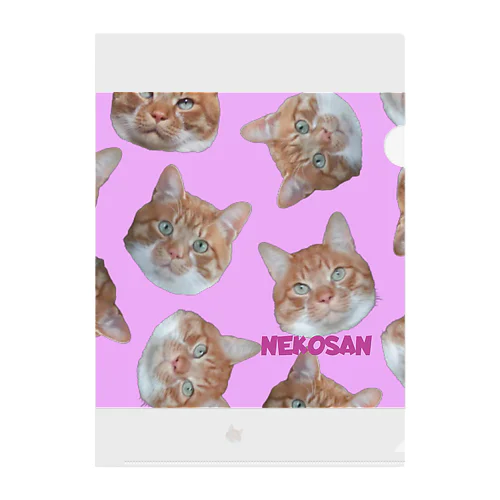 変な？猫さんマイルド Clear File Folder