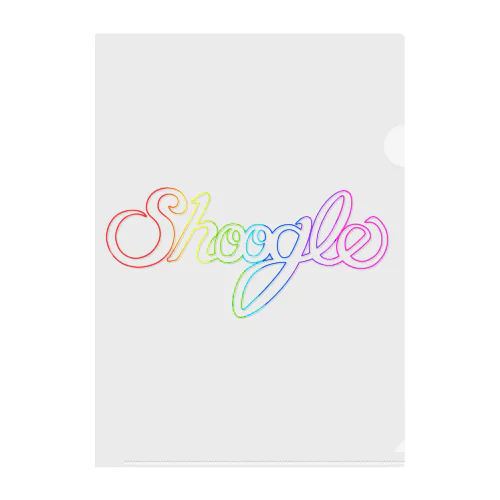 Shoogle(シューグル) Rainbow Line クリアファイル