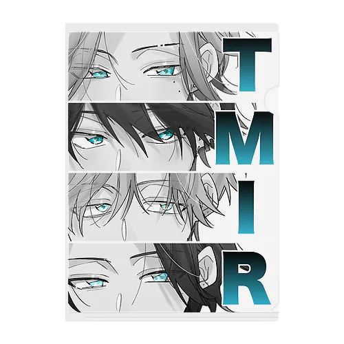 Blue eyes. Clear File Folder