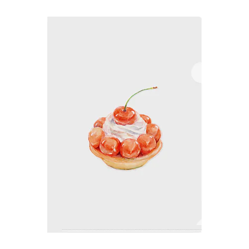 cherry tart Clear File Folder