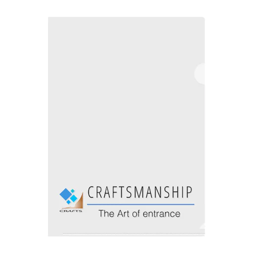 クラフトマンシップ Clear File Folder