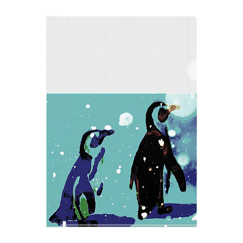 ペンギンたち 3rd Clear File Folder
