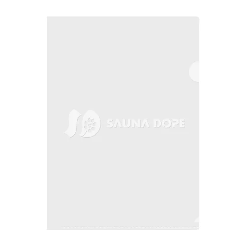 SAUNA DOPE Clear File Folder