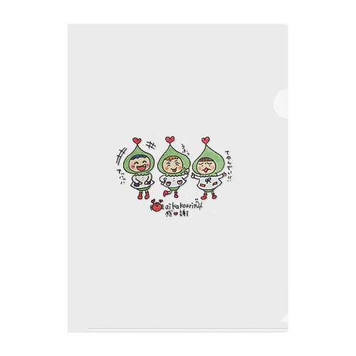 にゃはは♫三姉妹 Clear File Folder