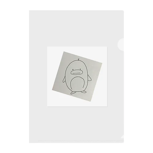 ペンギンくん Clear File Folder