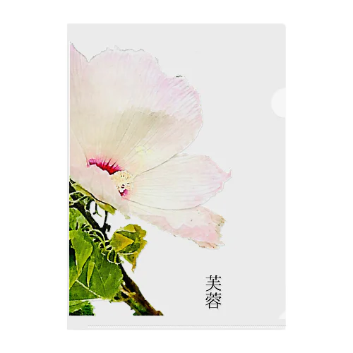 芙蓉(アプリ加工) Clear File Folder