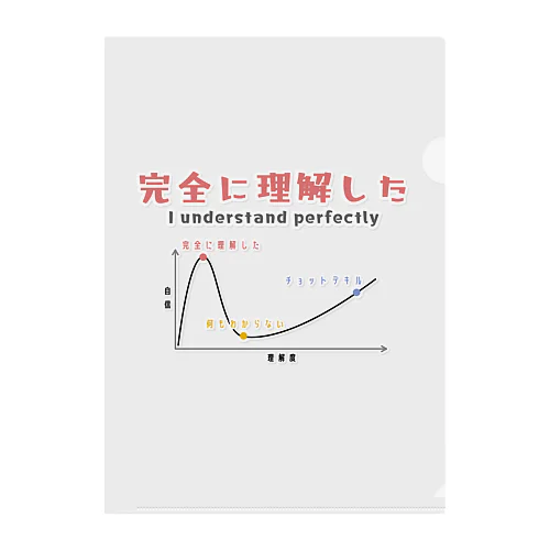 完全に理解した クリアファイル