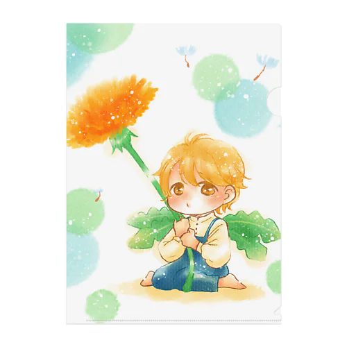 🌼たんぽぽちゃん🌼 Clear File Folder