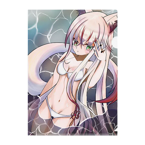 青凪結華(水着2022ver) Clear File Folder