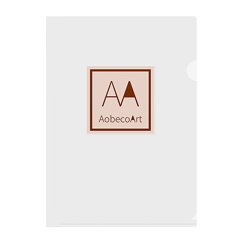 AobecoArtロゴ Clear File Folder