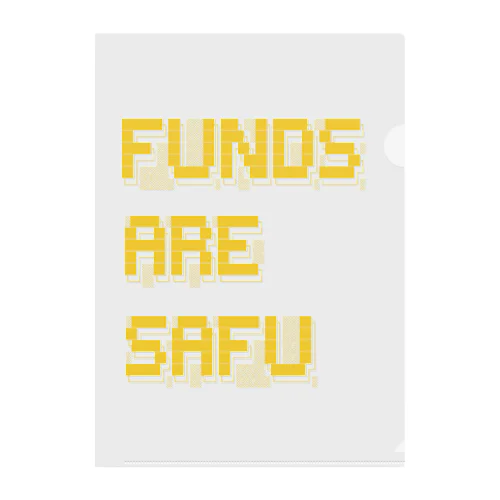 Funds Are Safu クリアファイル