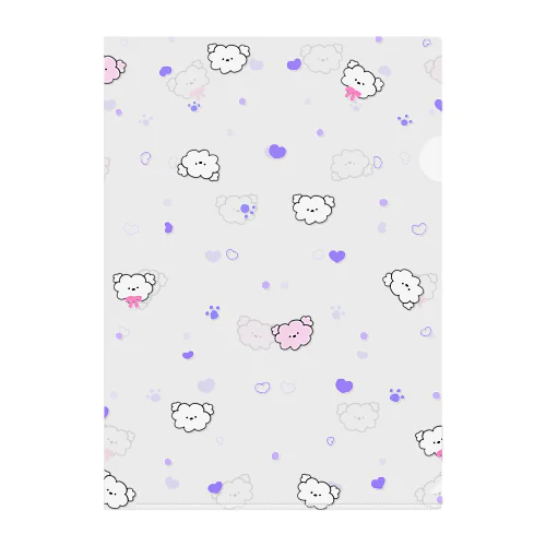 ふわふわランダムちゃん Clear File Folder