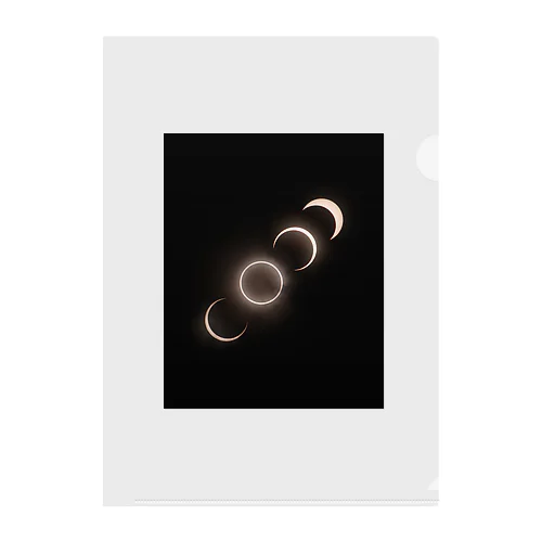 金環日食 - Annular Solar Eclipse - Clear File Folder