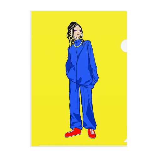 ゴールドチェーン Clear File Folder