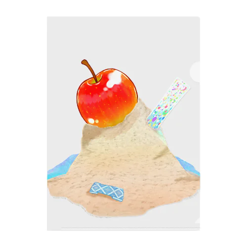 砂山のりんご クリアファイル