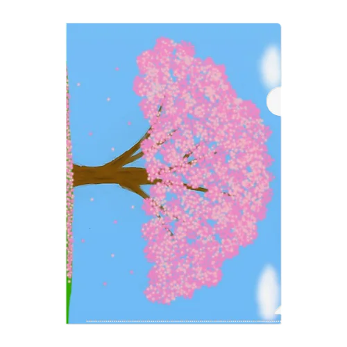 桜 クリアファイル