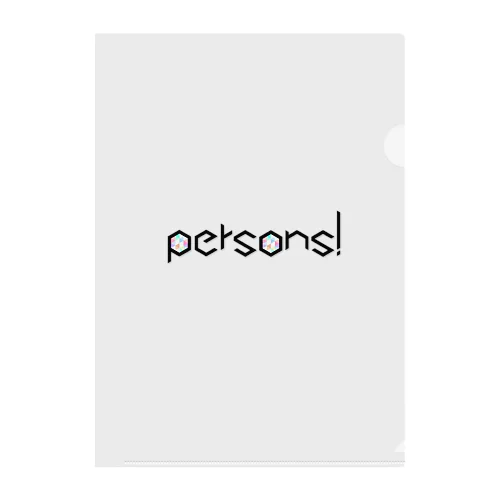 Persons! クリアファイル