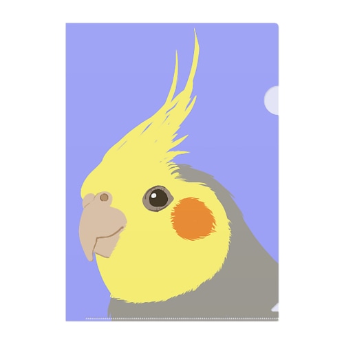 オカメインコ（ノーマル） Clear File Folder