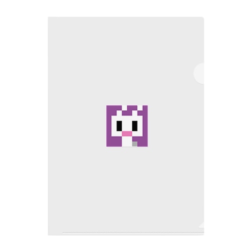 usachan?(rabbit✖️purple) Clear File Folder