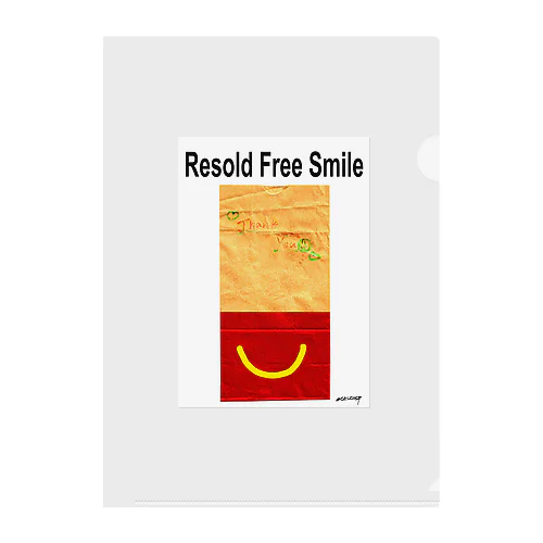 『転売されるFREE　SMILE』 クリアファイル