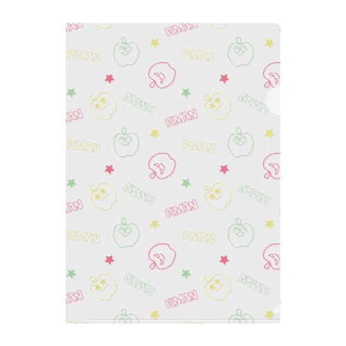 パステルPIMAN Clear File Folder