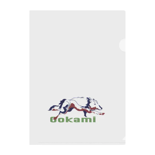 狼・Ookami Clear File Folder